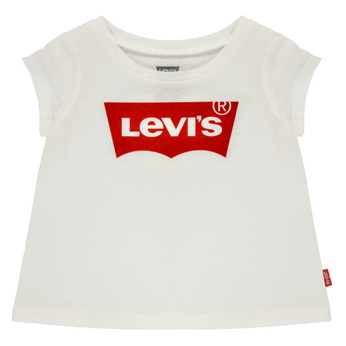 Vêtements Fille T-shirts Urchins manches courtes Levi's BATWING TEE Blanc