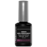 Beauté Femme Vernis à ongles Folie Cosmetic Vernis Semi permanent  Holographic Prune vert   15 m... Violet