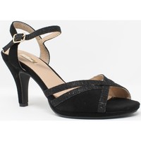 Chaussures Femme Sandales et Nu-pieds Bienve Cérémonie dame  1a-17518 noir Noir
