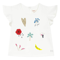 Vêtements Fille T-shirts manches courtes Catimini NADEGE Blanc