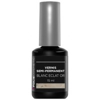 Beauté Femme Vernis à ongles Folie Cosmetic Vernis Semi permanent  Blanc Eclat or   15ml Blanc