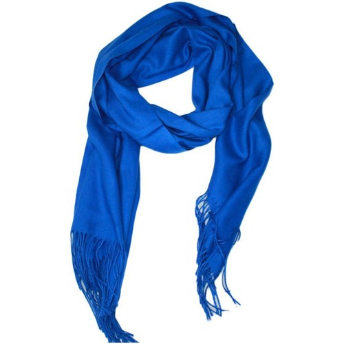Accessoires textile Femme Echarpes / Etoles / Foulards Kebello Echarpe uni en Laine Bleu F Bleu