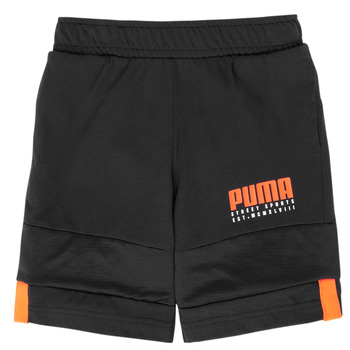 Vêtements Garçon Shorts / Bermudas Puma ALPHA JERSEY SHORT Noir