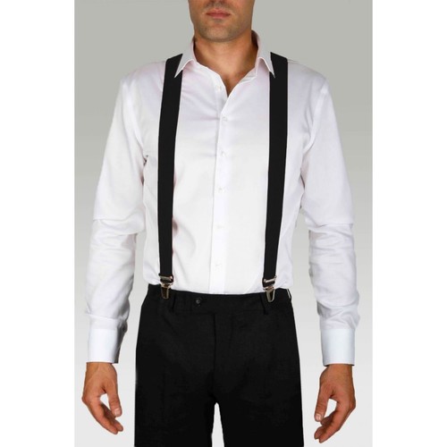 Vêtements Homme Costumes et cravates Homme | Kebello Bretelles extensibles à clips Taille : H Noir Taille unique - SA85008