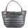 Sacs Femme Cabas / Sacs shopping Patrick Blanc Sac cabas  April imitation - Aspect plissé - Noir Multicolore