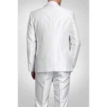 Kebello Costume satin 2 boutons Blanc H Blanc