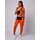 Vêtements Femme Gilets / Cardigans Project X Paris Veste sans Manches F193049 Orange