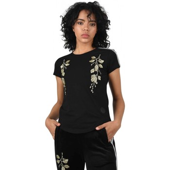 Vêtements Femme T-shirts & Polos Project X Paris Teen Recycled Cotton Splice Heritage T-shirt Noir