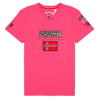 Vêtements Garçon T-shirts manches courtes Geographical Norway JIRI Rose