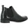 Chaussures Femme Boots So Send Boots cuir python Noir