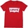 Vêtements Garçon T-shirts manches courtes Levi's Tee Shirt Garçon logotypé Rouge