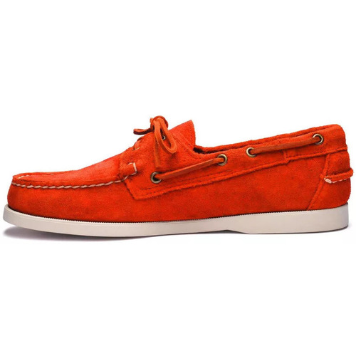 Chaussures Femme Chaussures bateau Sebago PORTLAND SUEDE W Orange