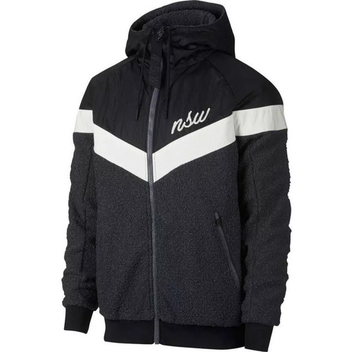 Nike M NSW WR TCH SHERPA Noir - Vêtements Vestes de survêtement Homme 97,20  €