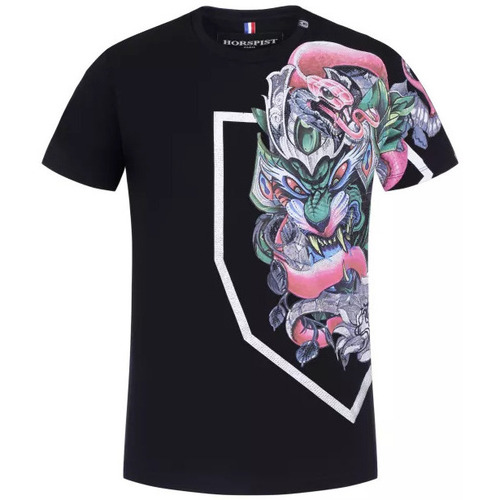 Vêtements For T-shirts & Polos Horspist STUNT Noir
