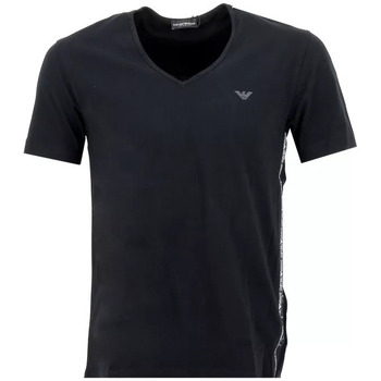Vêtements Homme T-shirts & Polos Ea7 Emporio denim-slim-cut Armani BEACHWEAR Noir