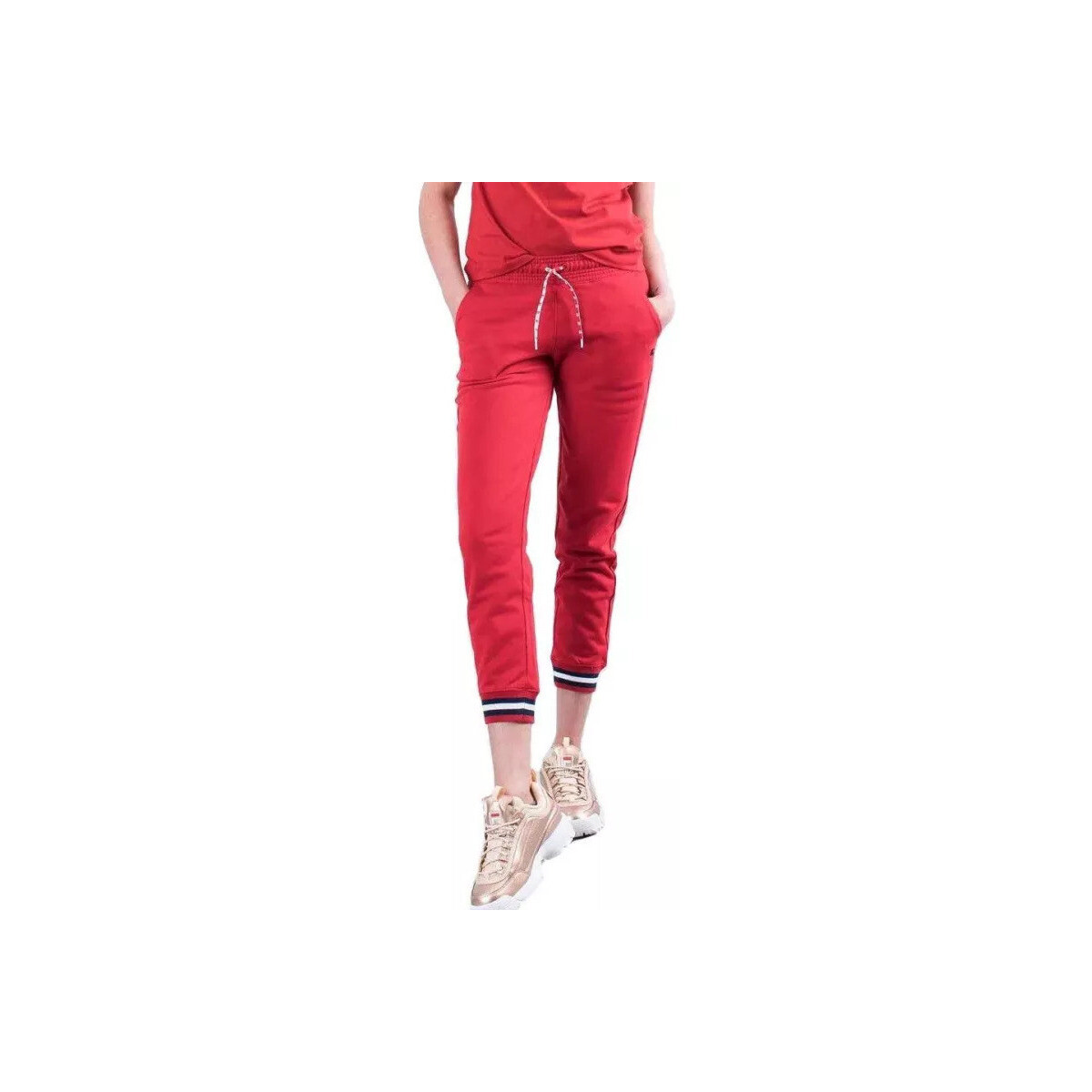 Vêtements Femme Pantalons de survêtement Champion RIB CUFF Rouge
