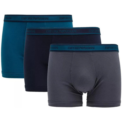 Sous-vêtements Homme Boxers Ea7 Emporio ARMANI VISIBILITY 3 PACK de Bleu