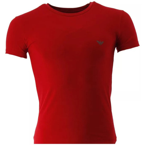 Vêtements Homme T-shirts & Polos EMPORIO VELOUR ARMANI zip-front long-sleeve short jacketni Tee-shirt Rouge