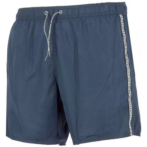 Vêscreen Homme Maillots / Shorts de bain Emporio Armani cargo-pocket polo shirt BEACHWEAR Bleu