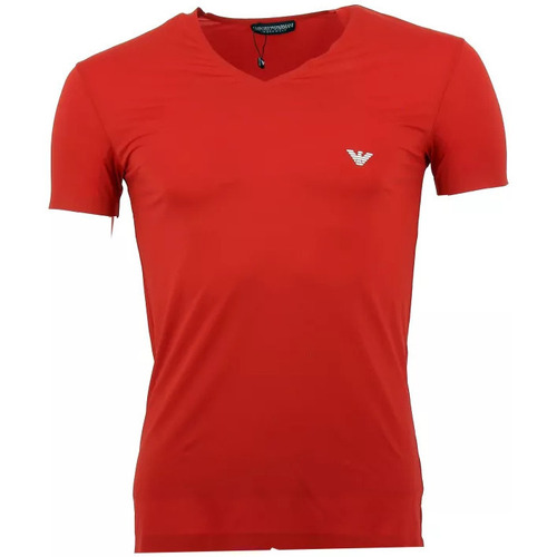 Vêtements Homme T-shirts & Polos Emporio Armani Czarne Kids stitch-print shortsleeved shift dress Tee-shirt Rouge