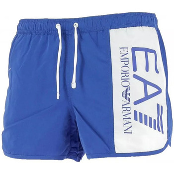 Vêtements Homme Maillots / Shorts de bain EMPORIO WITH ARMANI TWO-LAYERED WATERPROOF JACKET BOXER BEACH WEAR Bleu