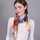 Accessoires textile Femme Echarpes / Etoles / Foulards Allée Du Foulard Carré de soie Premium Cavali Multicolore