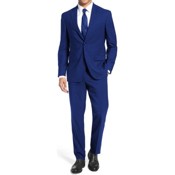 Vêtements Homme Costumes  Kebello Pyjashort En Coton Taille : F Bleu 46V-38P Bleu
