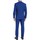 Vêtements Homme Costumes  Kebello Costume Fil à Fil Bleu H Bleu
