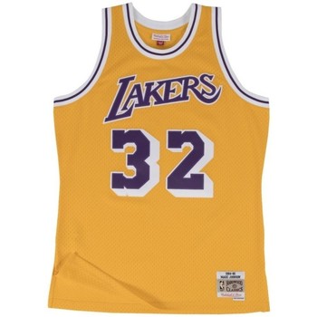 Vêtements Lyle And Scott Mitchell And Ness Maillot NBA Magic Johnson Los Multicolore