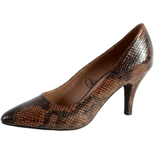 Chaussures Femme Escarpins Besaces / Sacs bandoulièrery Escarpin QL3804 Marron