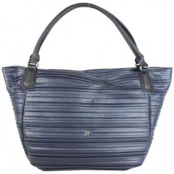 Sacs Femme Cabas / Sacs shopping Patrick Blanc Grand sac cabas  April motif plissé marine Multicolor