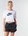Vêtements Femme T-shirts manches courtes Nike W NSW TEE ESSNTL CRP ICN FTR Blanc / Noir