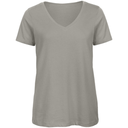 Vêtements Femme T-shirts manches courtes B And C Organic Gris clair