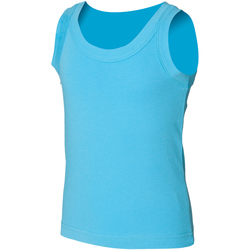 Vêtements Enfant Débardeurs / T-shirts sans manche Skinni Fit SM016 Bleu surf