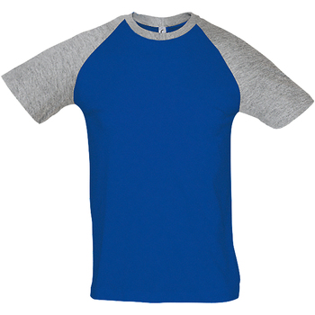 Vêtements Homme T-shirts manches courtes Sols 11190 Bleu