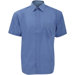 Vêtements Homme Chemises manches courtes Russell 935M Bleu