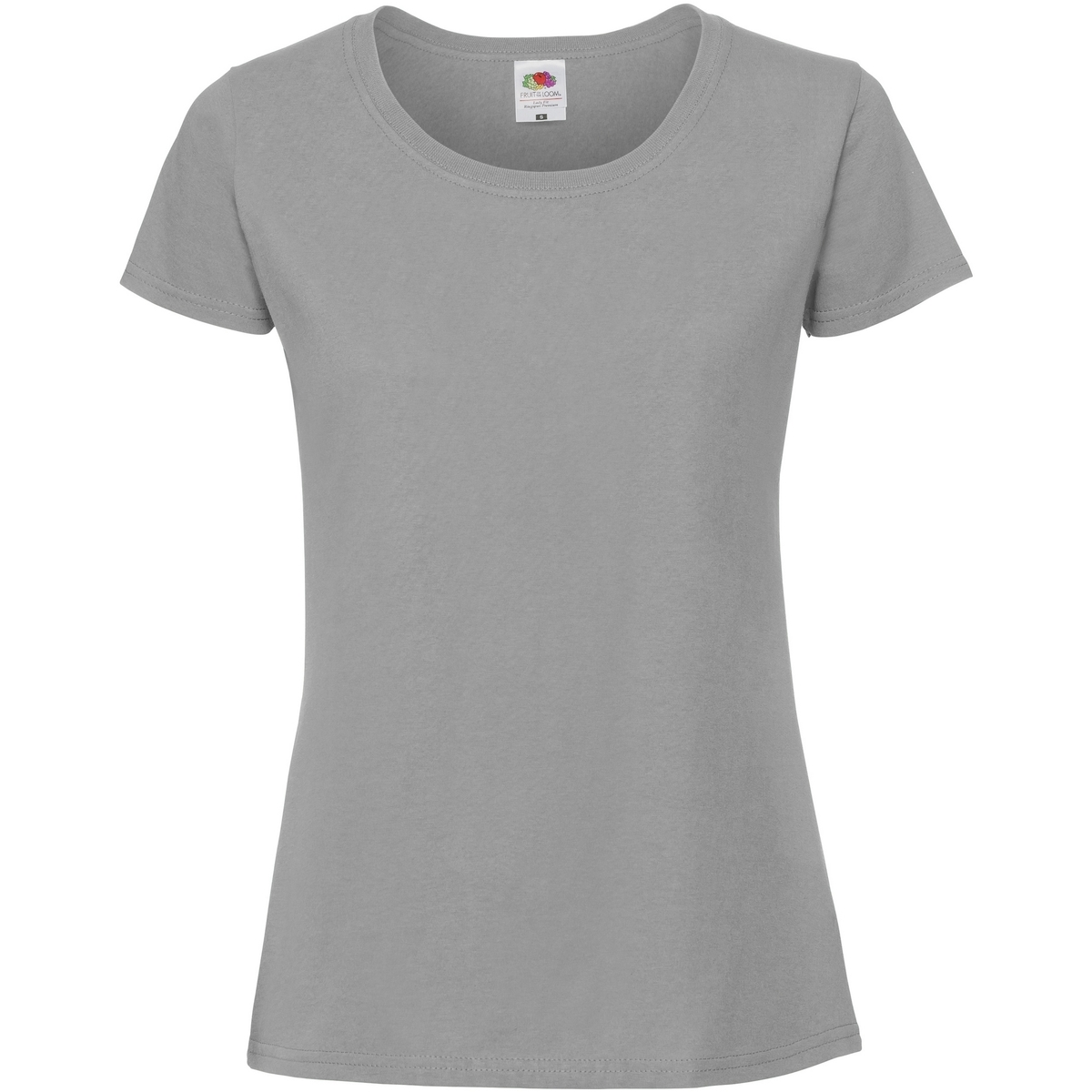 Vêtements Femme T-shirts manches longues Fruit Of The Loom SS424 Gris