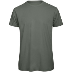 Vêtements Homme T-shirts manches courtes B And C TM042 Vert foncé