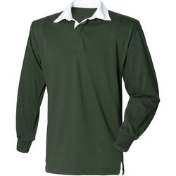 Vêtements Homme Polos manches longues Front Row Rugby Vert bouteille