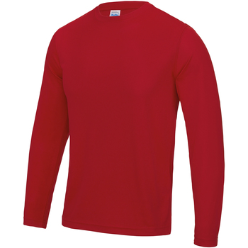 Vêtements Homme T-shirts manches longues Awdis JC002 Rouge