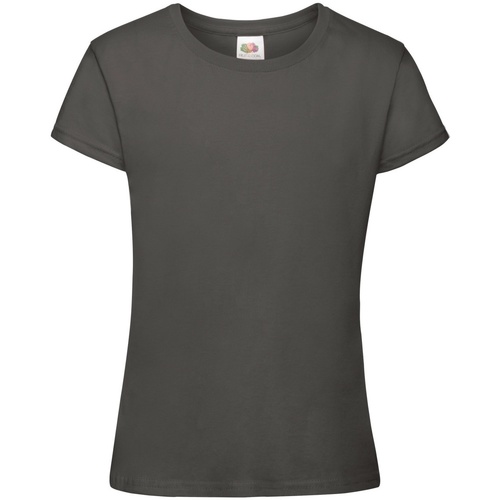 Vêtements Fille T-shirts manches courtes Vent Du Cap 61017 Gris