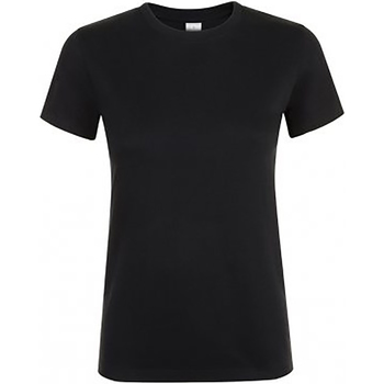 Vêtements Femme T-shirts manches courtes Sols Regent Noir