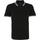 Vêtements Homme Polos manches courtes Asquith & Fox AQ011 Noir/blanc