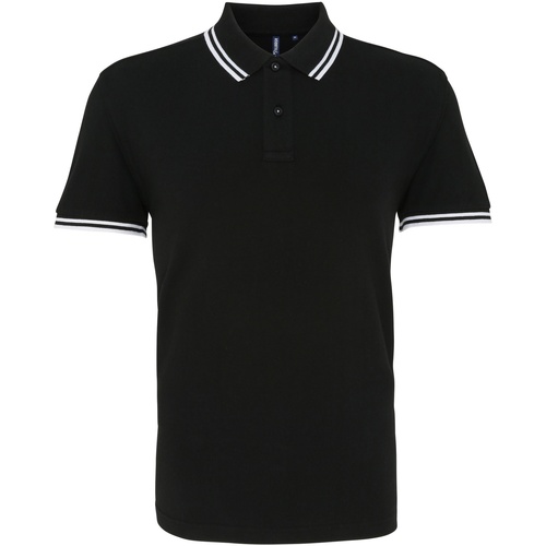 Vêtements Homme T-shirts & Polos Asquith & Fox AQ011 Noir