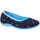 Chaussures Femme Chaussons Sleepers DF1308 Bleu