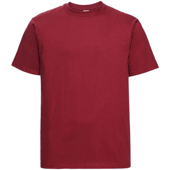 Vêtements Homme T-shirts manches courtes Russell Europe Tshirt épais à manches courtes 100% coton RW3276 Rouge