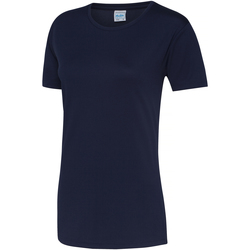 Vêtements patterned T-shirts manches longues Awdis Just Cool Bleu
