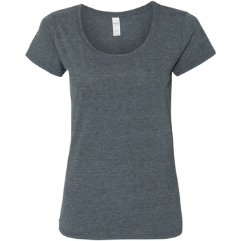 Vêtements Femme T-shirts manches courtes Gildan 64550L Gris