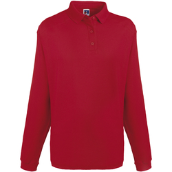 Vêtements Homme Sweats Russell Europe Sweatshirt avec col et boutons RW3275 Rouge classique