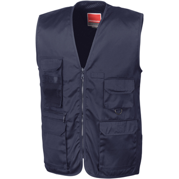 Vêtements Homme Gilets / Cardigans Result R45X Bleu marine foncé